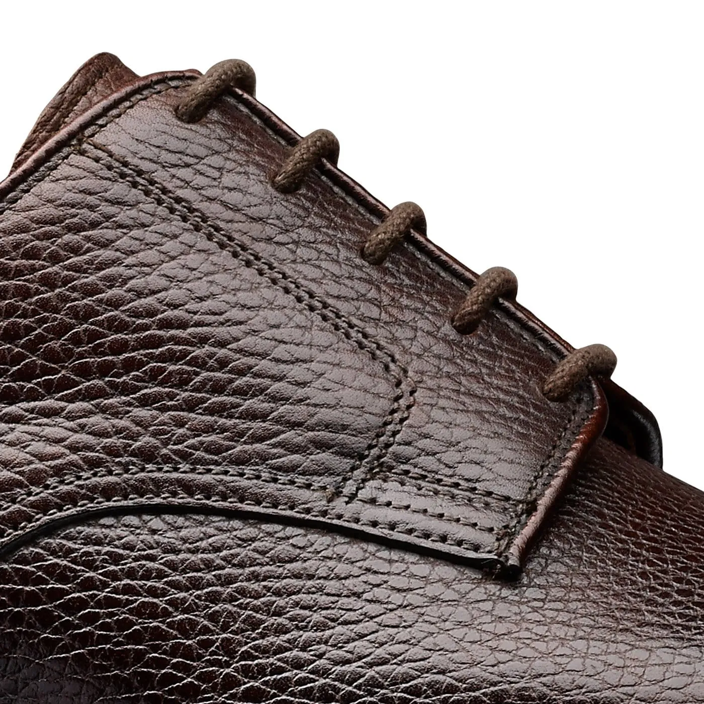 Ashdown Dark Brown Country Calf Weekend Style Refined Texture