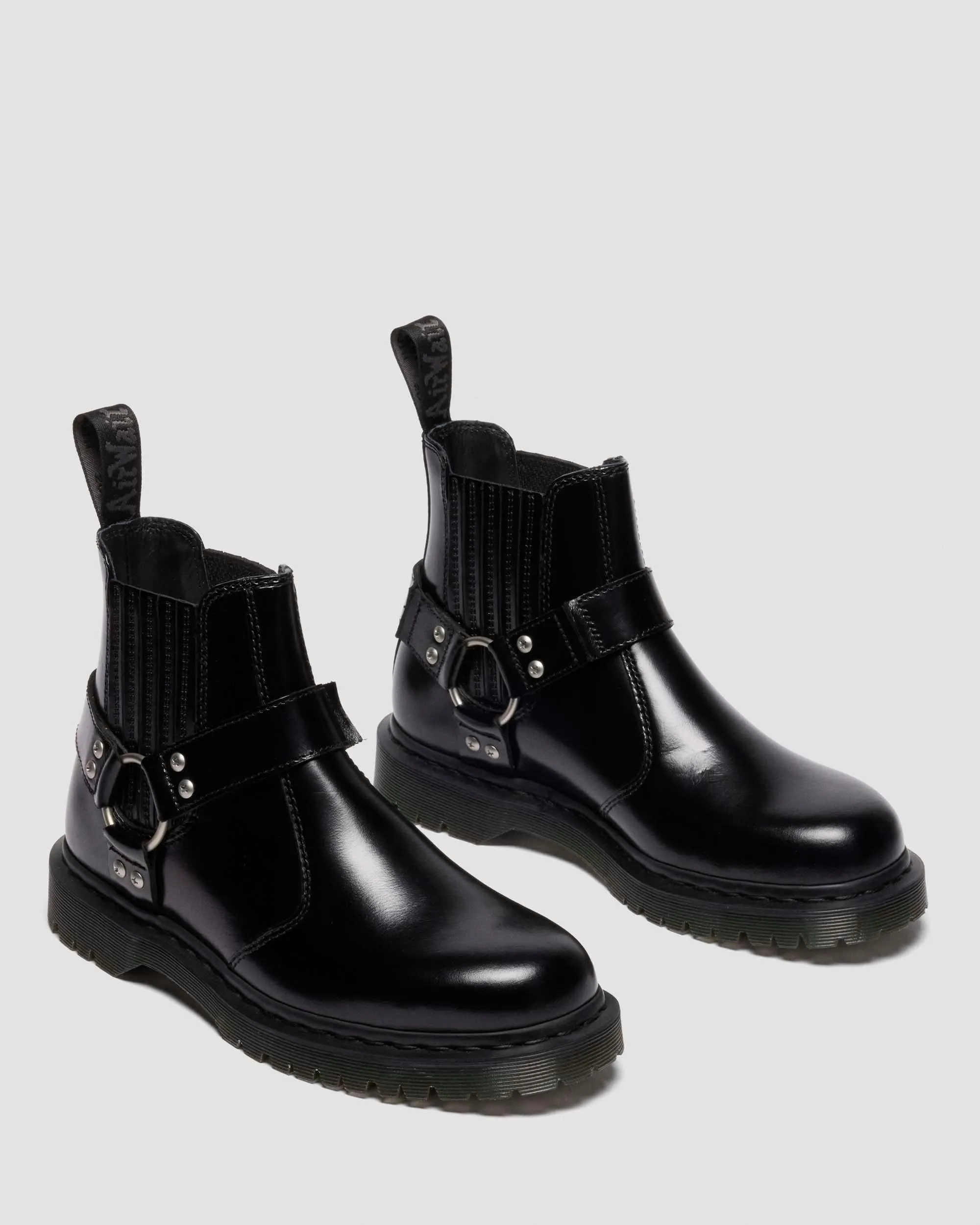 Polished Look 2976 Harness Analine Leather Chelsea Boots