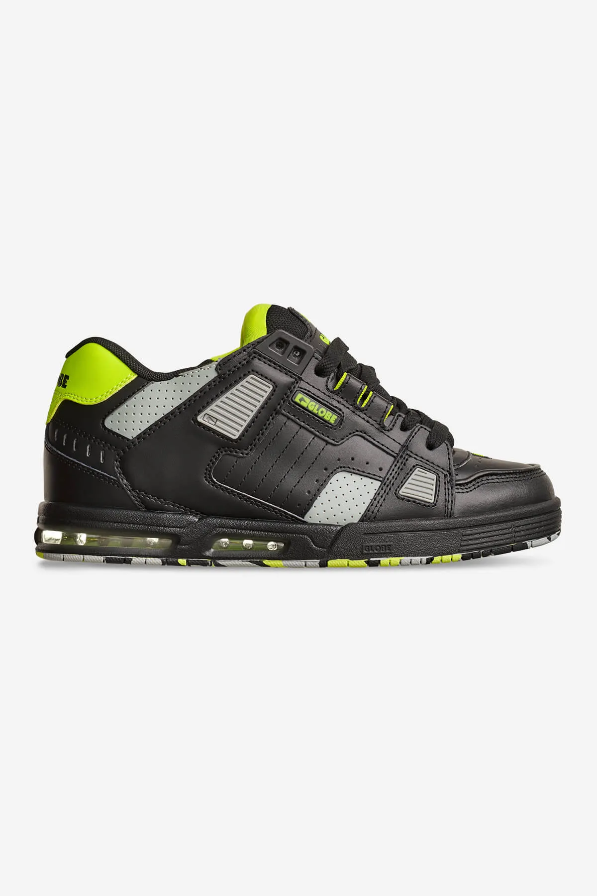 Sabre - Black/Lime - Shoes Adjustable Straps Breathable mesh