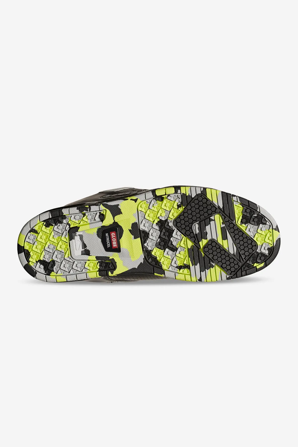 Low Profile Fit Durable Leather Sabre - Black/Lime - Shoes