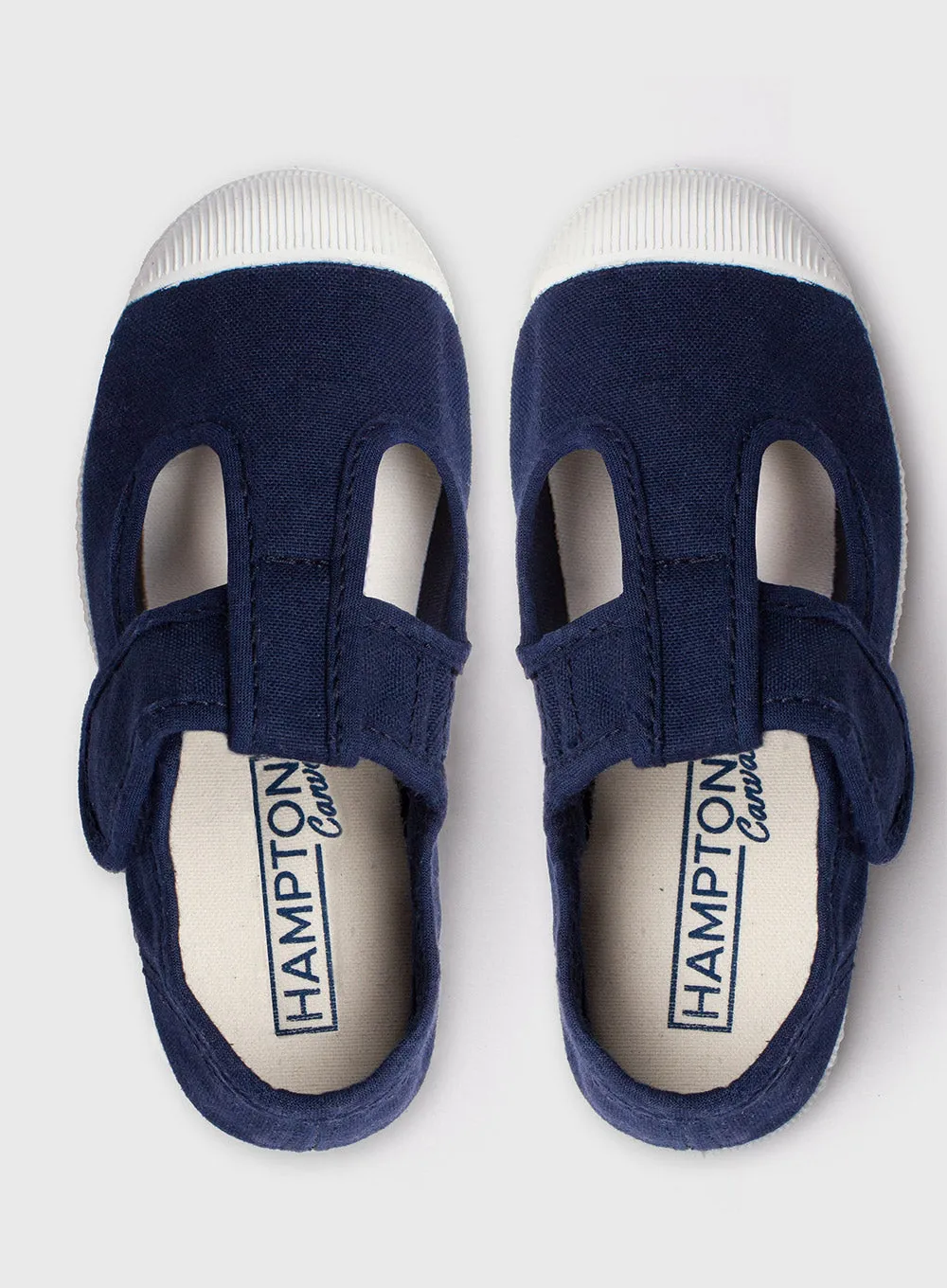 Hampton Canvas Champ Shoes in Navy CanvasMaterial Petal Jog