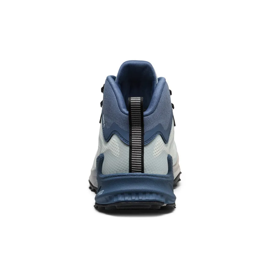 Women's Zionic NXT Waterproof Hiking Boot  |  Ballad Blue/Winter Green Heel pads reduce shock from vertical impact
