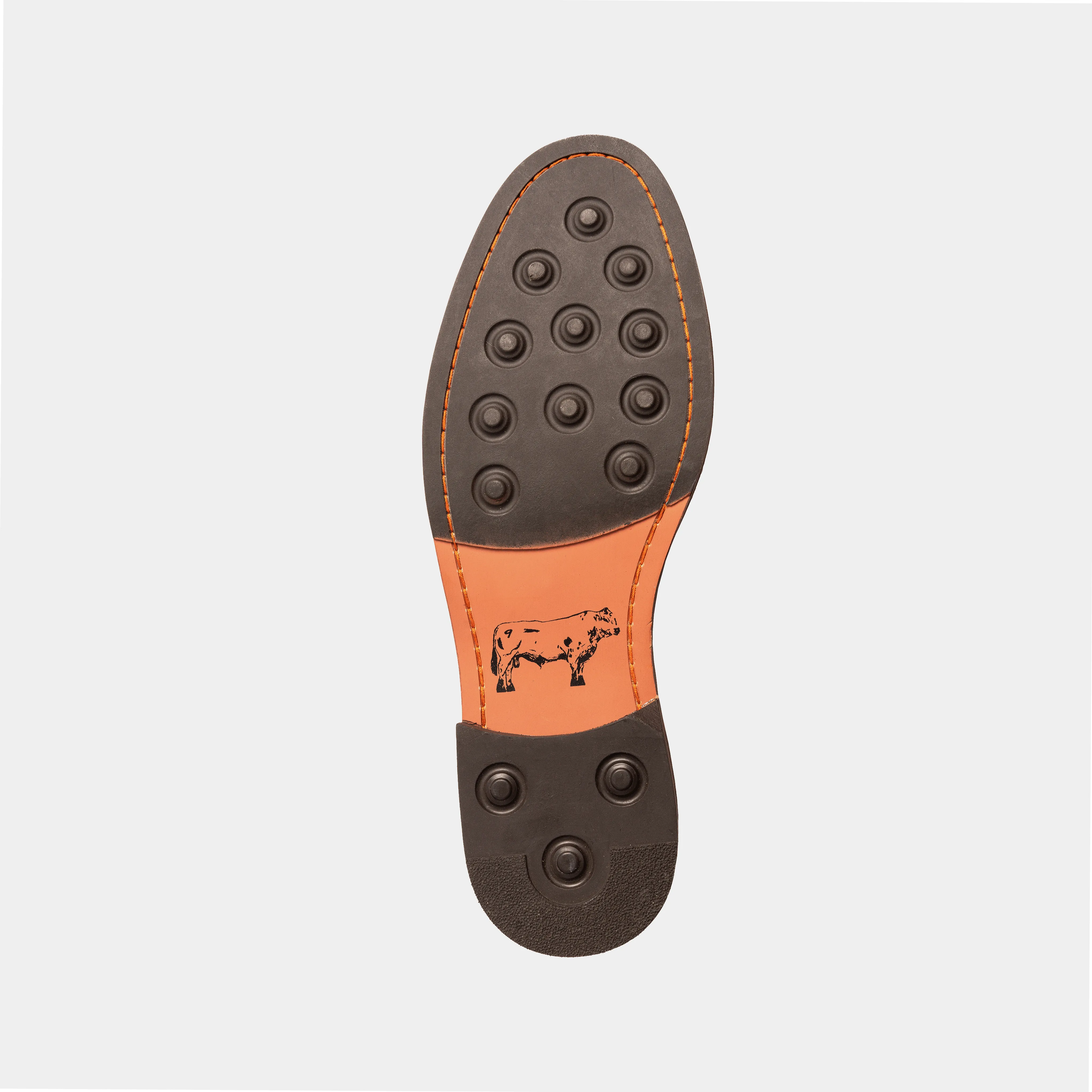 BAYLEY // NAVY Sleek Leather Smooth Polished Profile