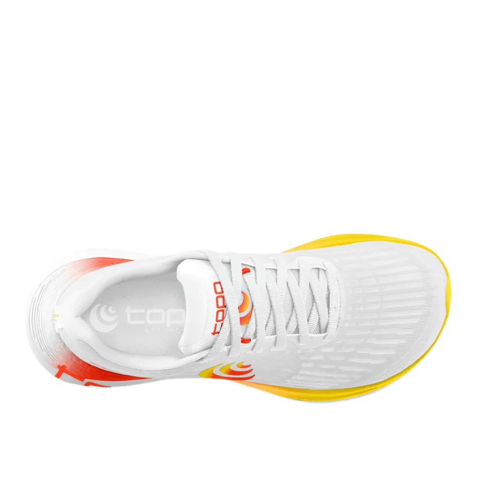 Topo Men's Specter 2 Running Shoes in White/Sunset SS25 duathlon - running shoes