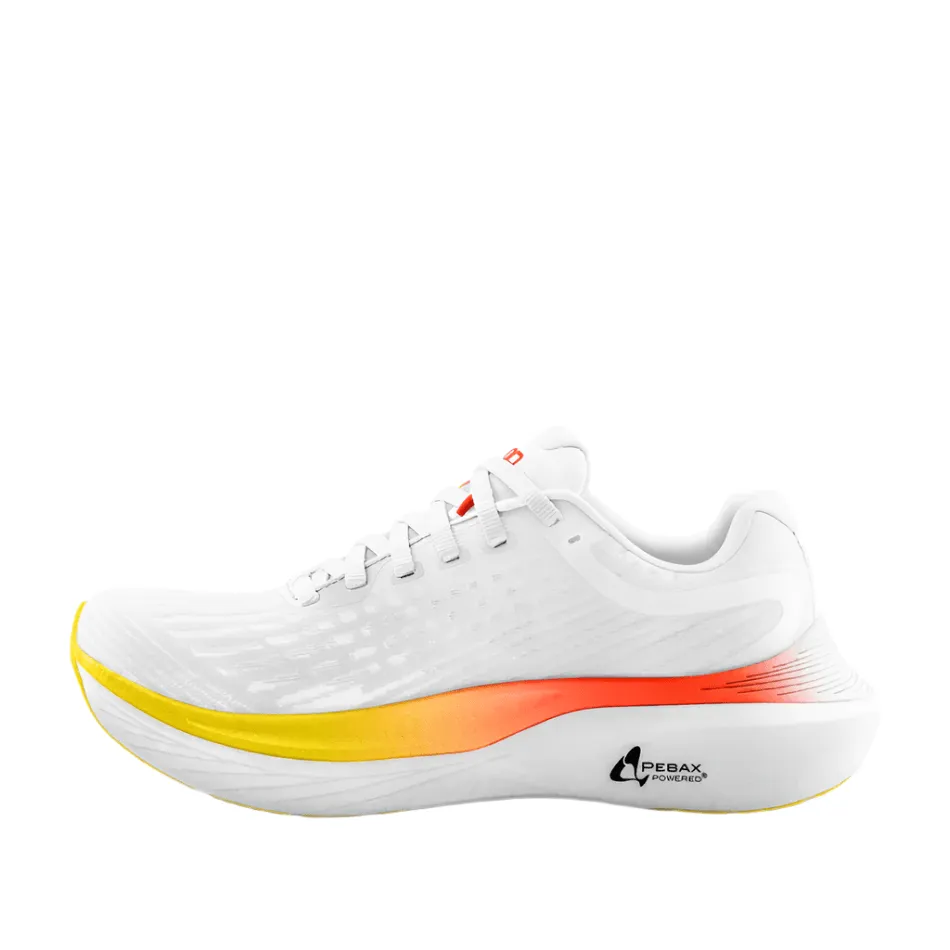 Topo Men's Specter 2 Running Shoes in White/Sunset SS25 Mobility Boost single - purpose shoes