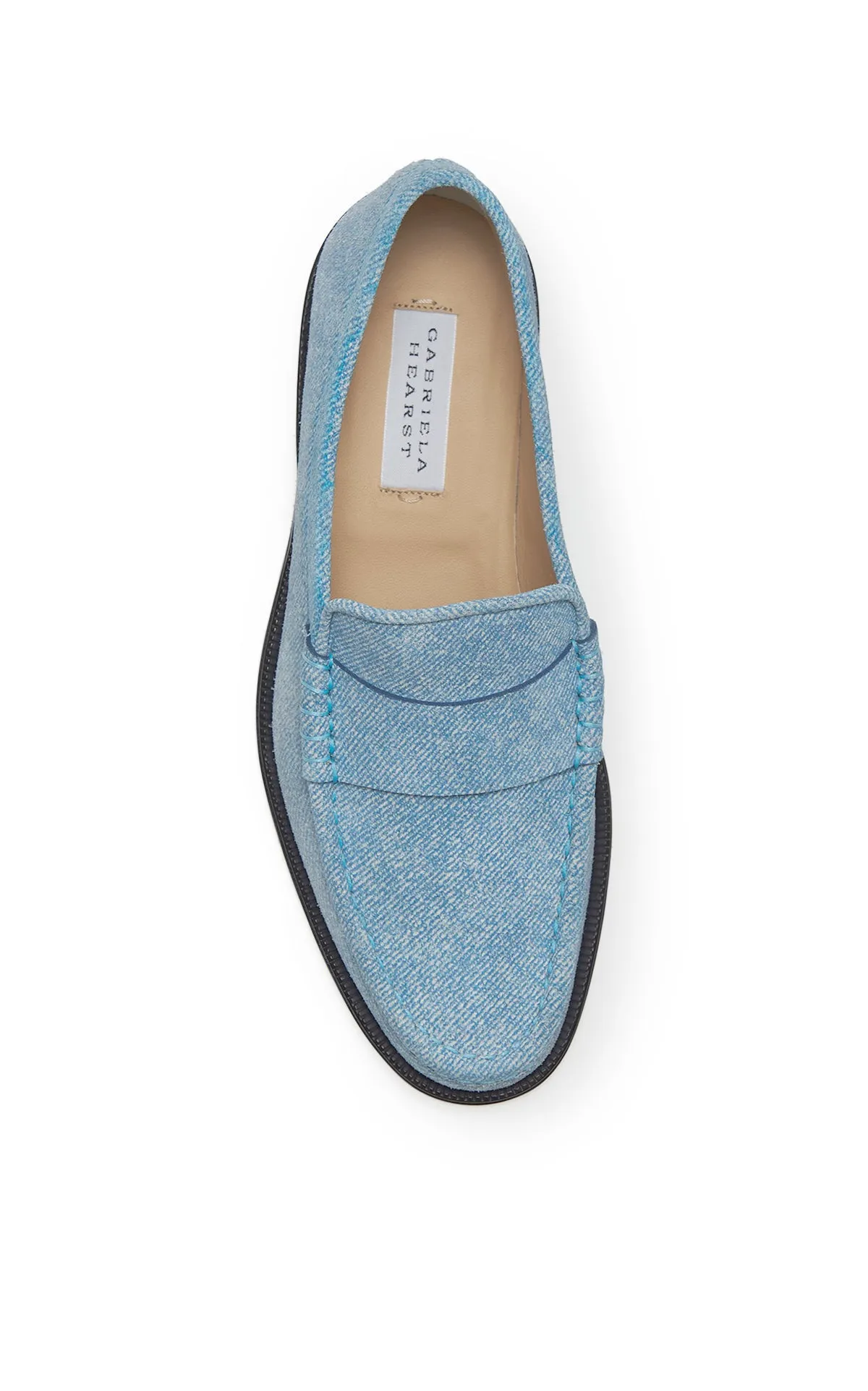 Comfortable Walking Walk Clear Seren Loafer in Light Blue Suede Denim