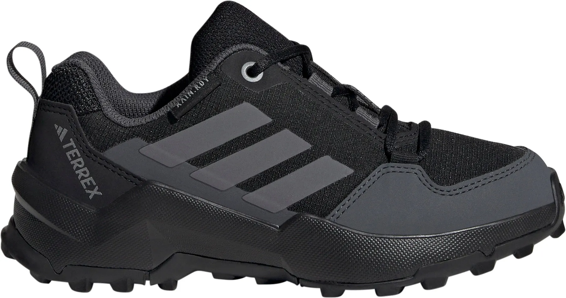 Comfortable Lightweight Design adidas Terrex AX4R RAIN.RDY Junior Walking Shoes - Black