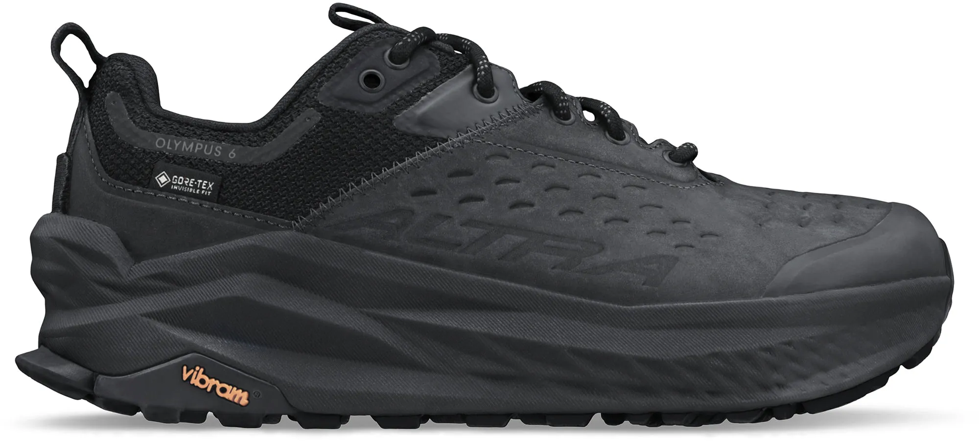 Reinforced Altra Olympus 6 GORE-TEX Womens Walking Shoes - Black