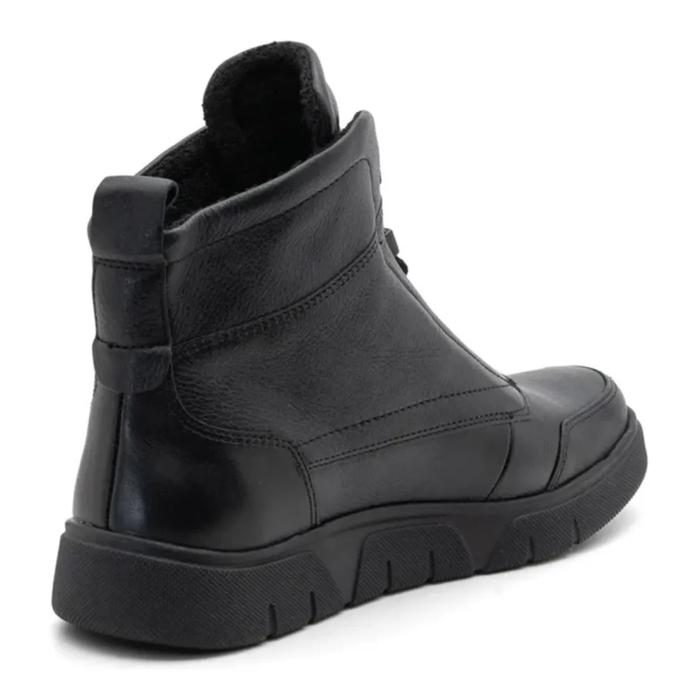 Ara Randi Black Leather Boot (Women's) Winter Ready Boots Cold Outdoor