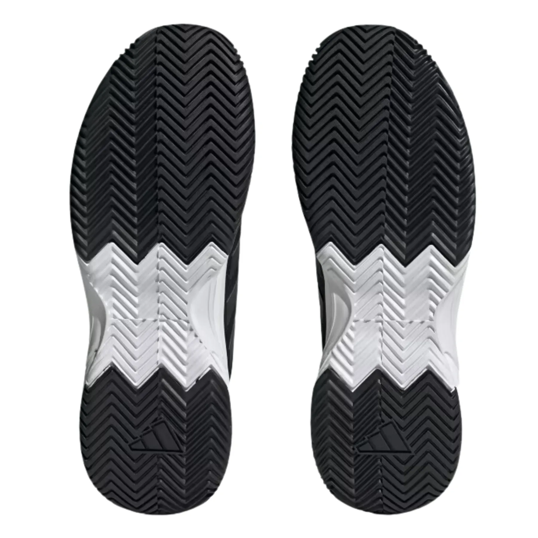 Rubber Grip Adidas Game Court 2.0 Mens Tennis Shoes - Core Black/Core Black/Grey Four