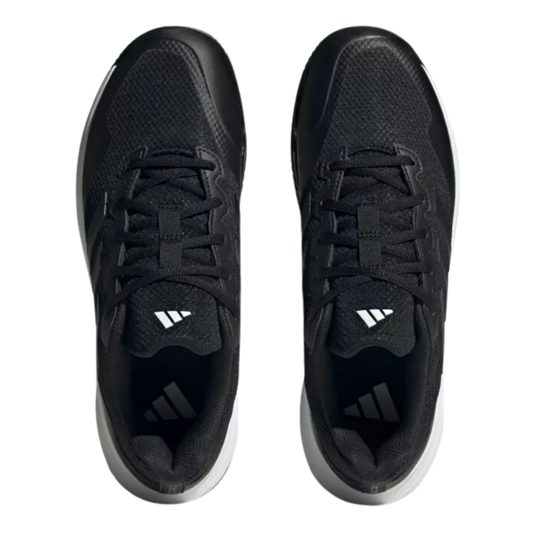 Impact Absorb Adidas Game Court 2.0 Mens Tennis Shoes - Core Black/Core Black/Grey Four