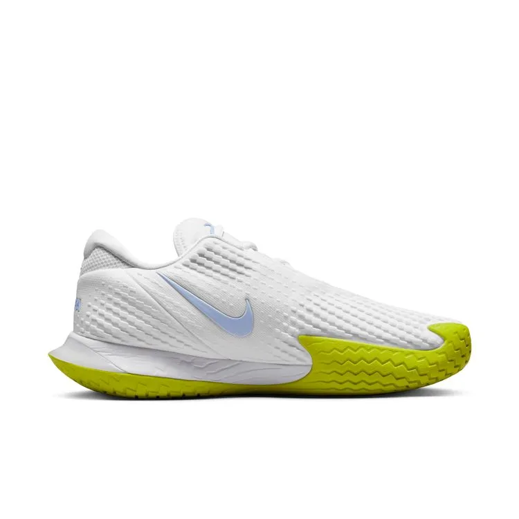 Classic Nike Court Zoom Vapor Cage 4 Rafa Men Hard Court Tennis Shoes -  White/Cobalt Bliss-Bright Cactus