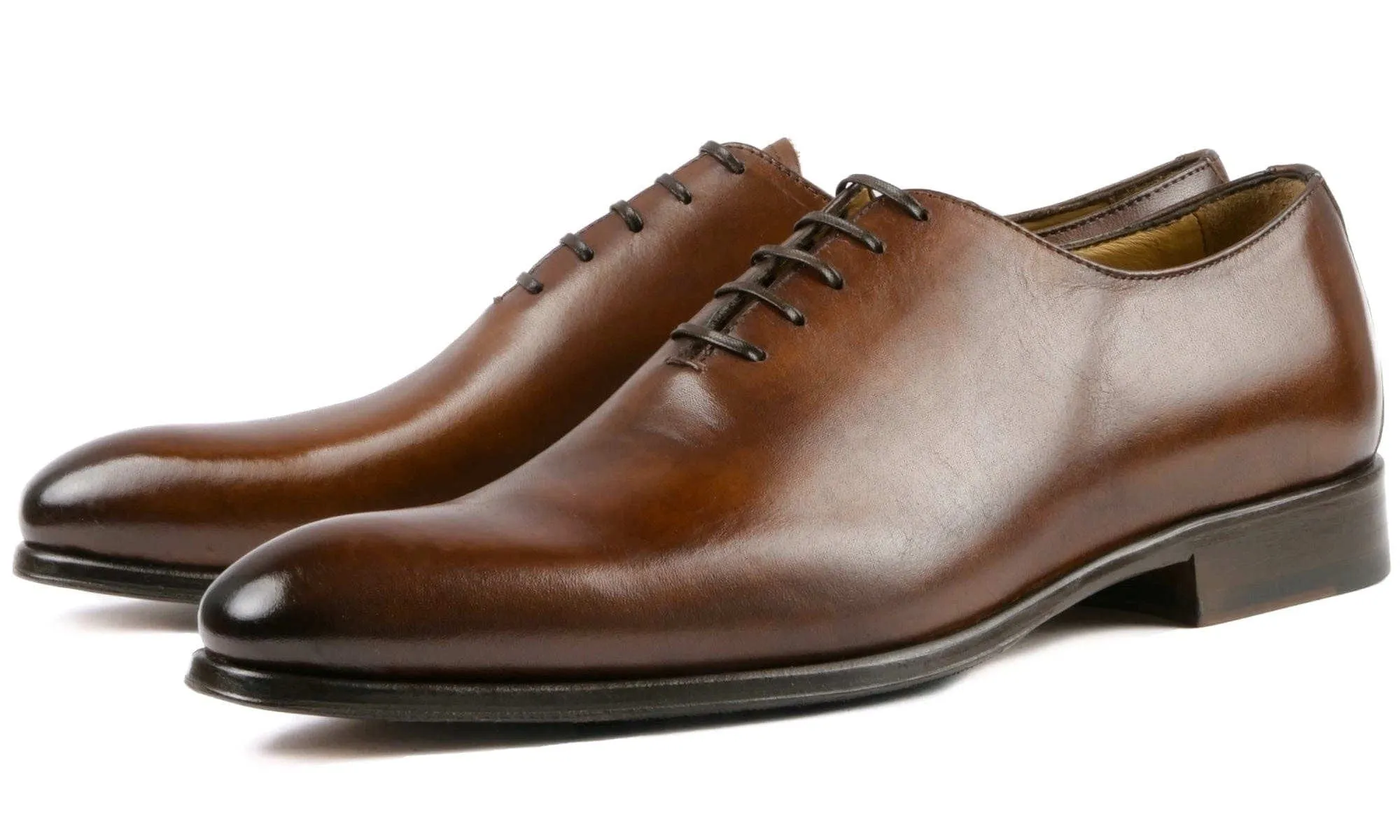 Benson Wholecut Oxford Tan All Day Fashion