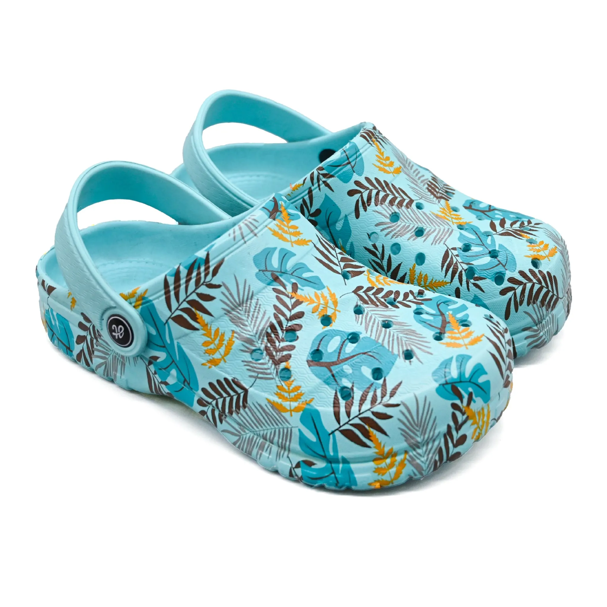 Hippies Print - Aqua Blossom Icon Walk Power Grip