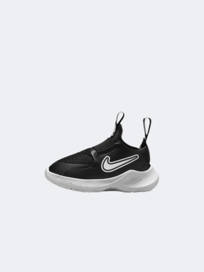 Foam Base Nike Flex Runner 3 Infant-Boys Running Shoes Black/White