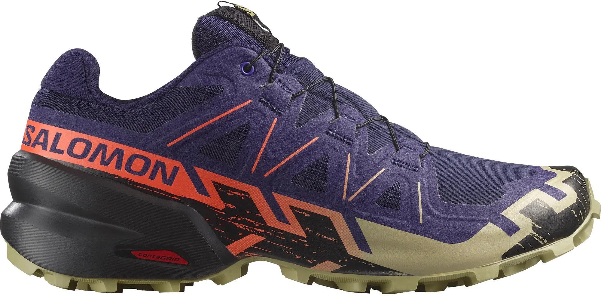 Salomon Speedcross 6 Mens Trail Running Shoes - Blue Active Lifestyle