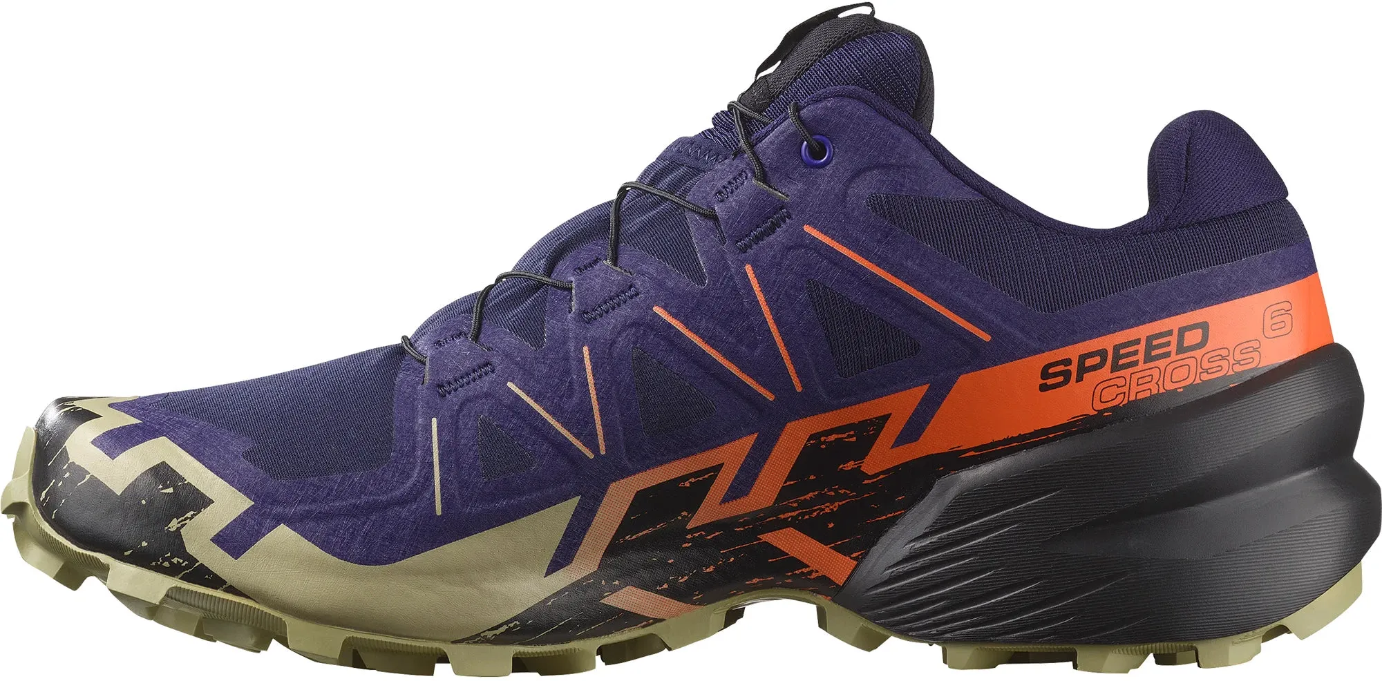 Max Energy Salomon Speedcross 6 Mens Trail Running Shoes - Blue