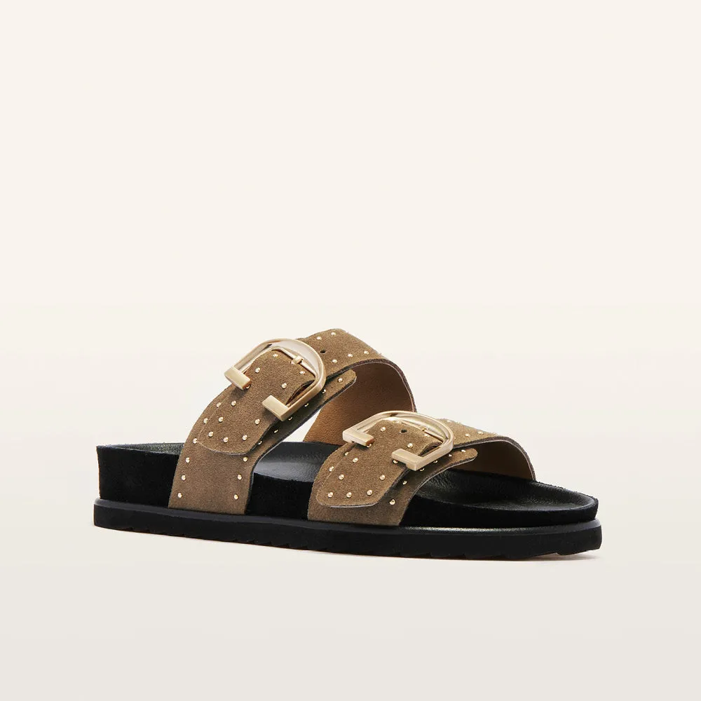 Deon Rye Suede Stud Comfort arch