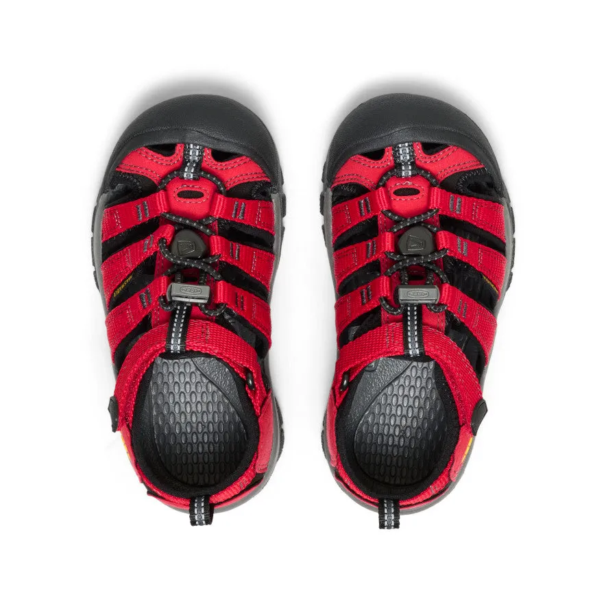 Motion design aids explosive steps and fast changes Cool Mesh Little Kids' Newport H2  |  Ribbon Red/Gargoyle