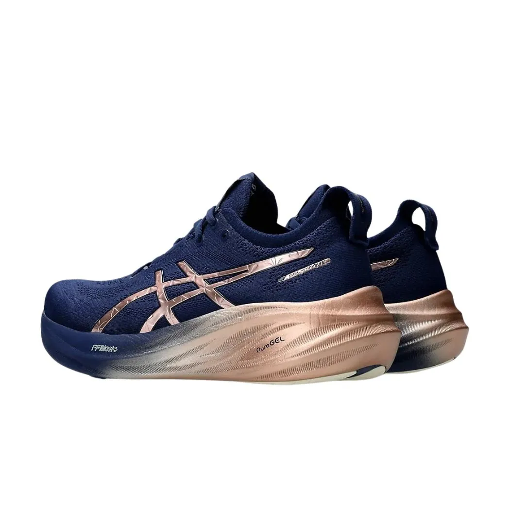asics Gel-Nimbus 26 Platinum Women's Running Shoes Fresh Drop Comfort Upper