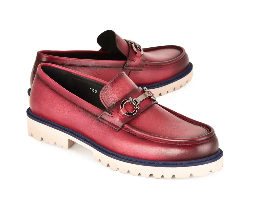 Comfortable Design Wide fit Style: 7887-Burgundy