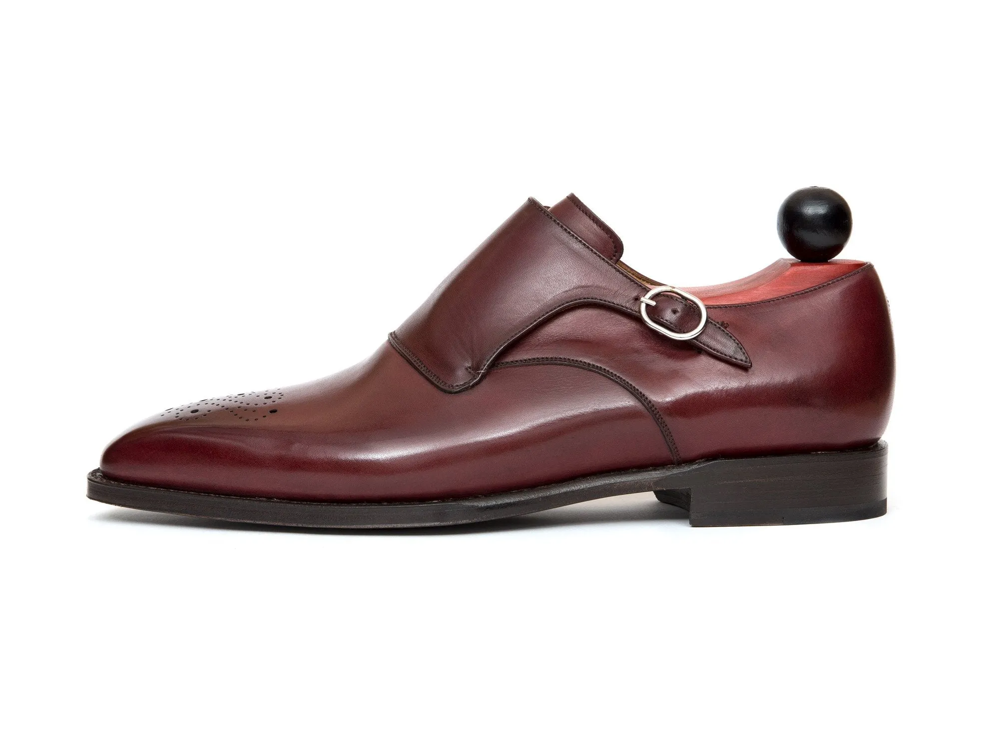 Corliss - MTO - Burgundy Calf Shine Hold Smooth Leather