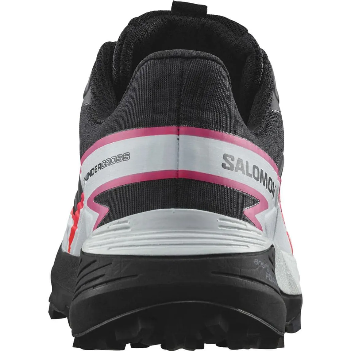 Insole perforations improve airflow during wear Wrinkle Resistant Salomon Thundercross Womens Trail Running Shoes - Black