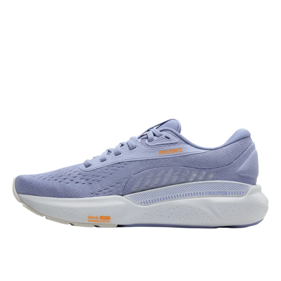 Style - updated Multi Directional Tread Brooks Women's Adrenaline GTS 24 Running Shoes in Blue Heron/White/Orange AW25