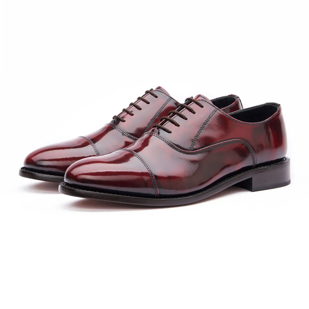 Classic Design Trendy Style Oxford Shoe - Oxblood