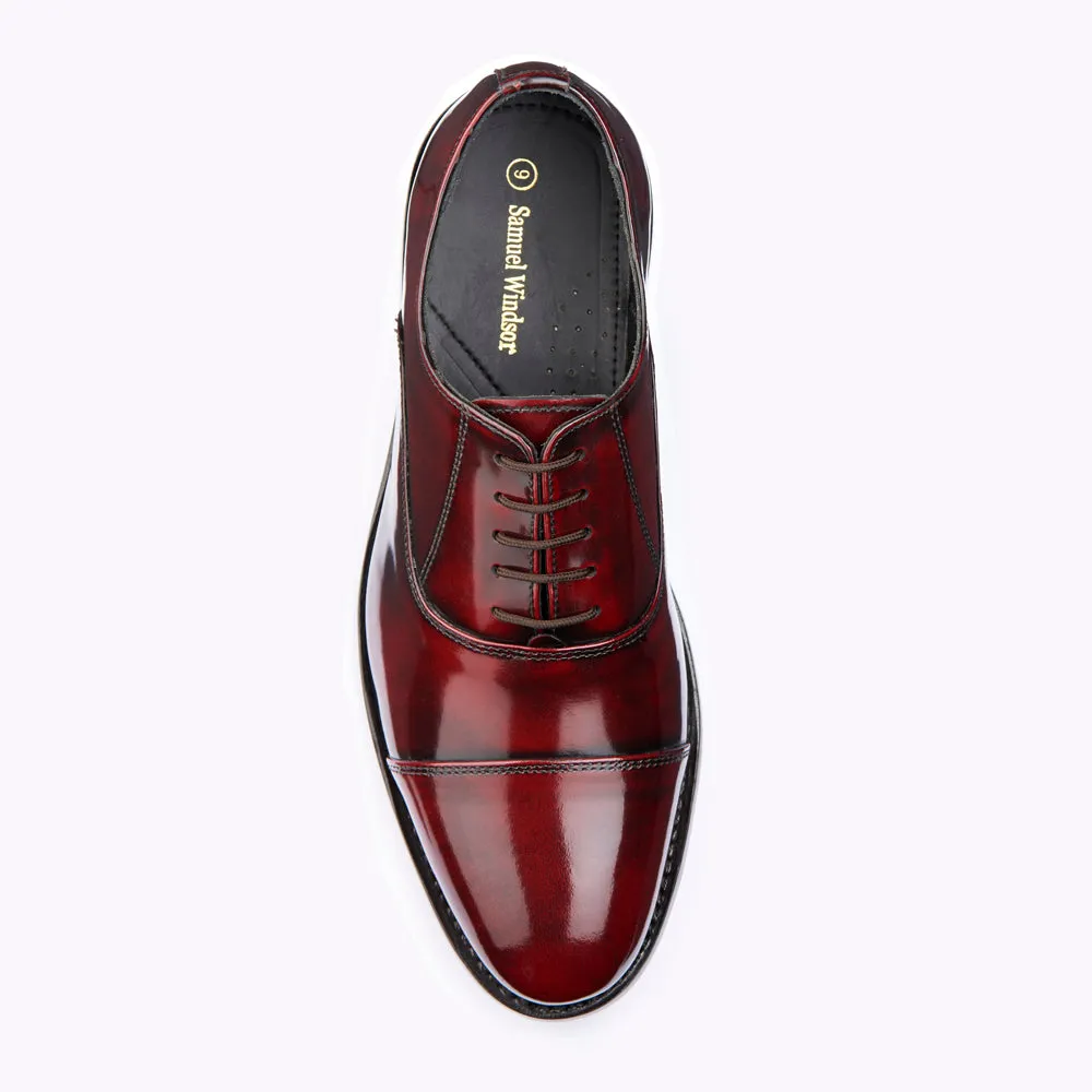 Oxford Shoe - Oxblood Sleek Comfort Desk Ready