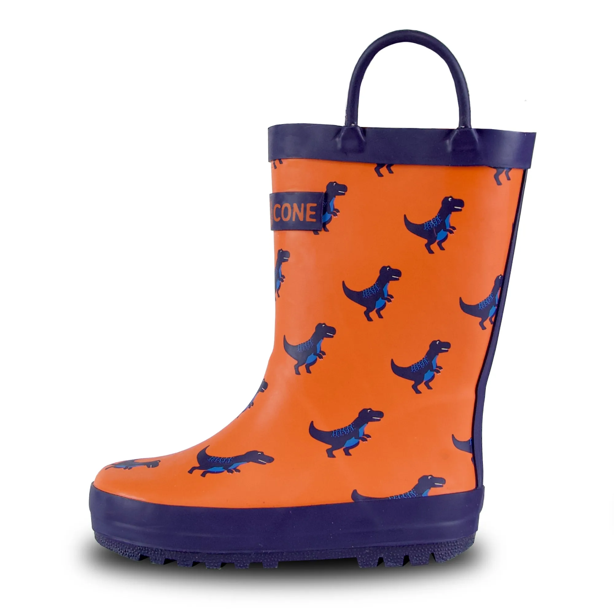 Buddy The T Rex Matte Rain Boots Fashionable Rainwear