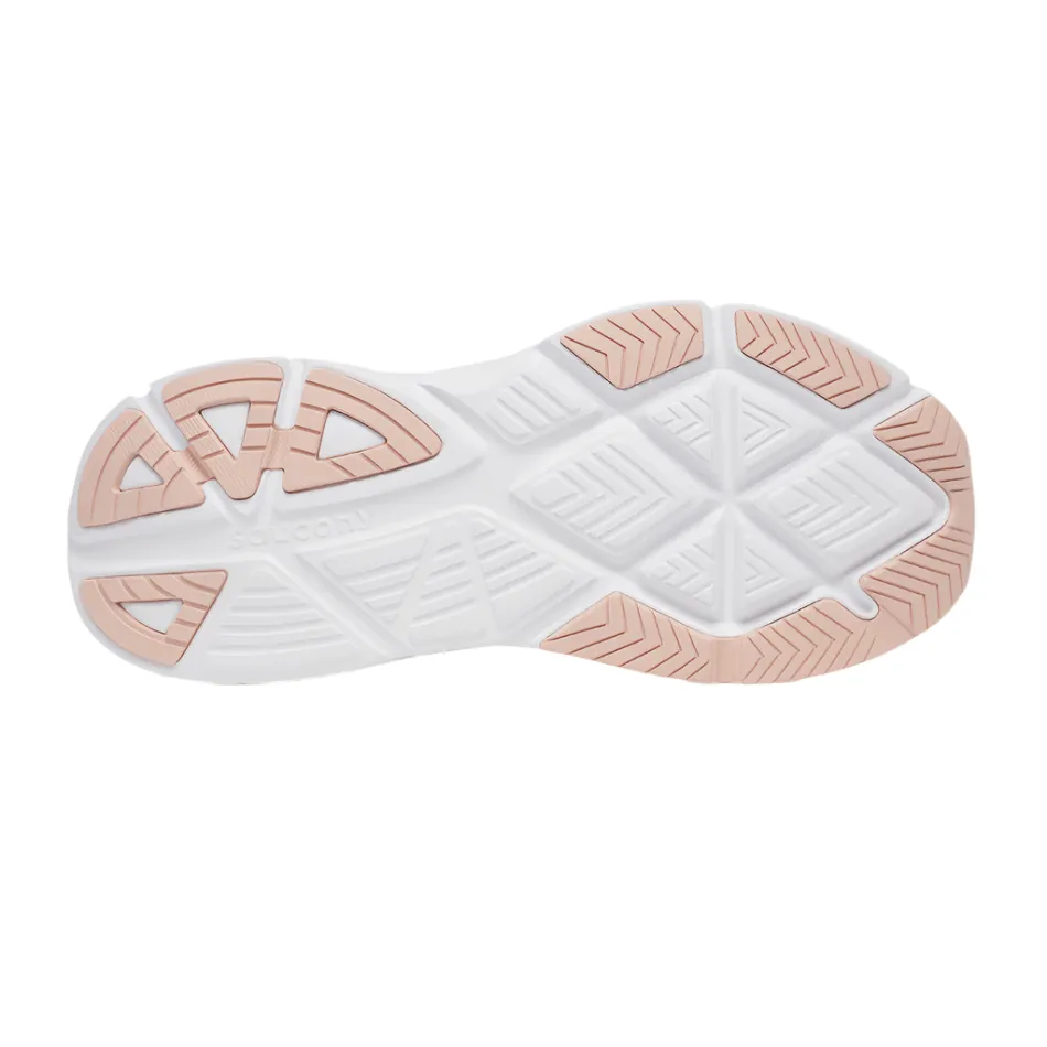 synthetic - upper shoes Comfort Fit Design Saucony Women's Guide 18 Running Shoes in Mist/Aloe AW25