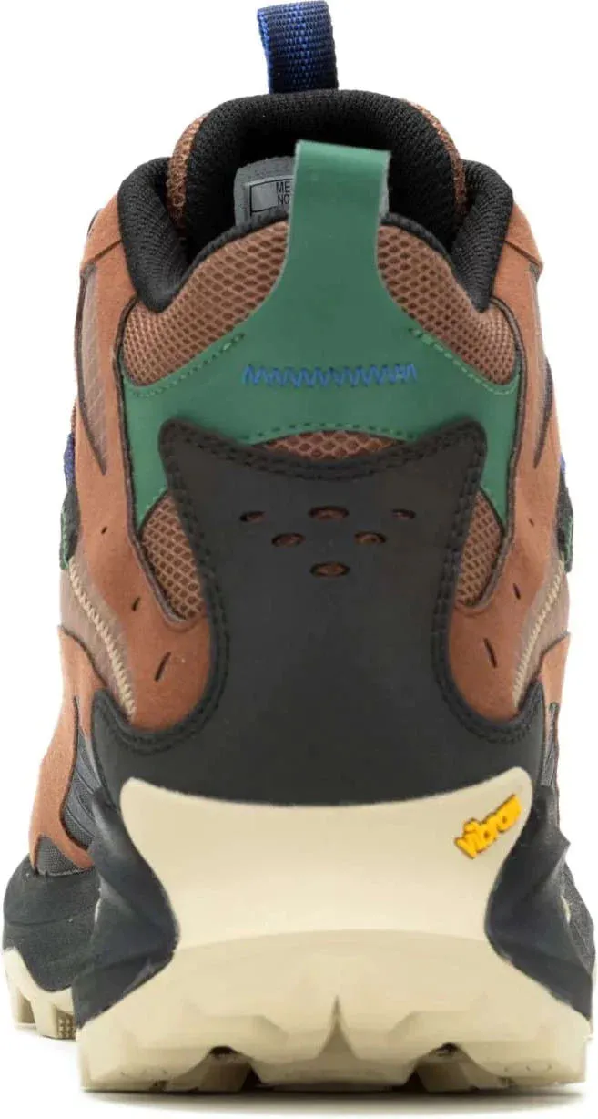 Grip Sole Outdoor Adventure Support Merrell Moab Speed 2 Mid GORE-TEX Mens Walking Boots - Brown