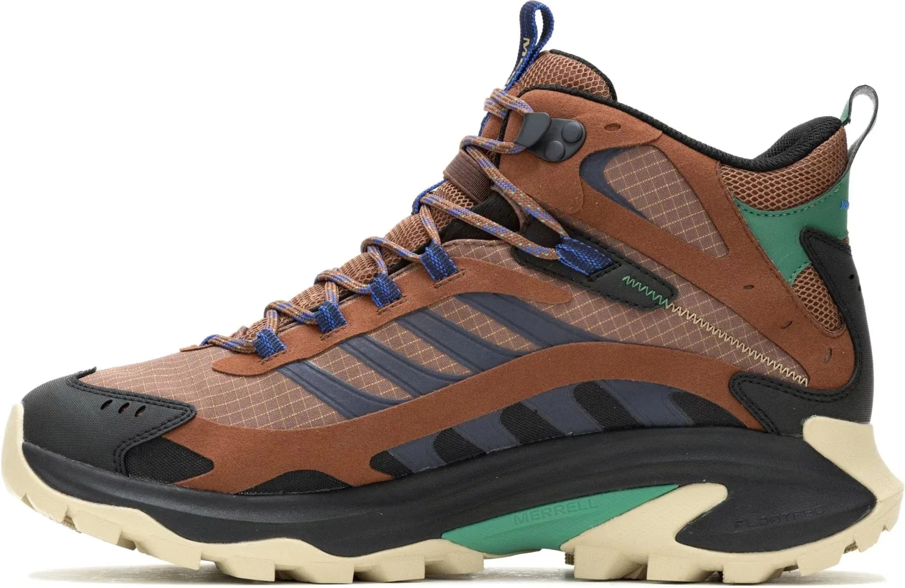 Comfort Walk Merrell Moab Speed 2 Mid GORE-TEX Mens Walking Boots - Brown