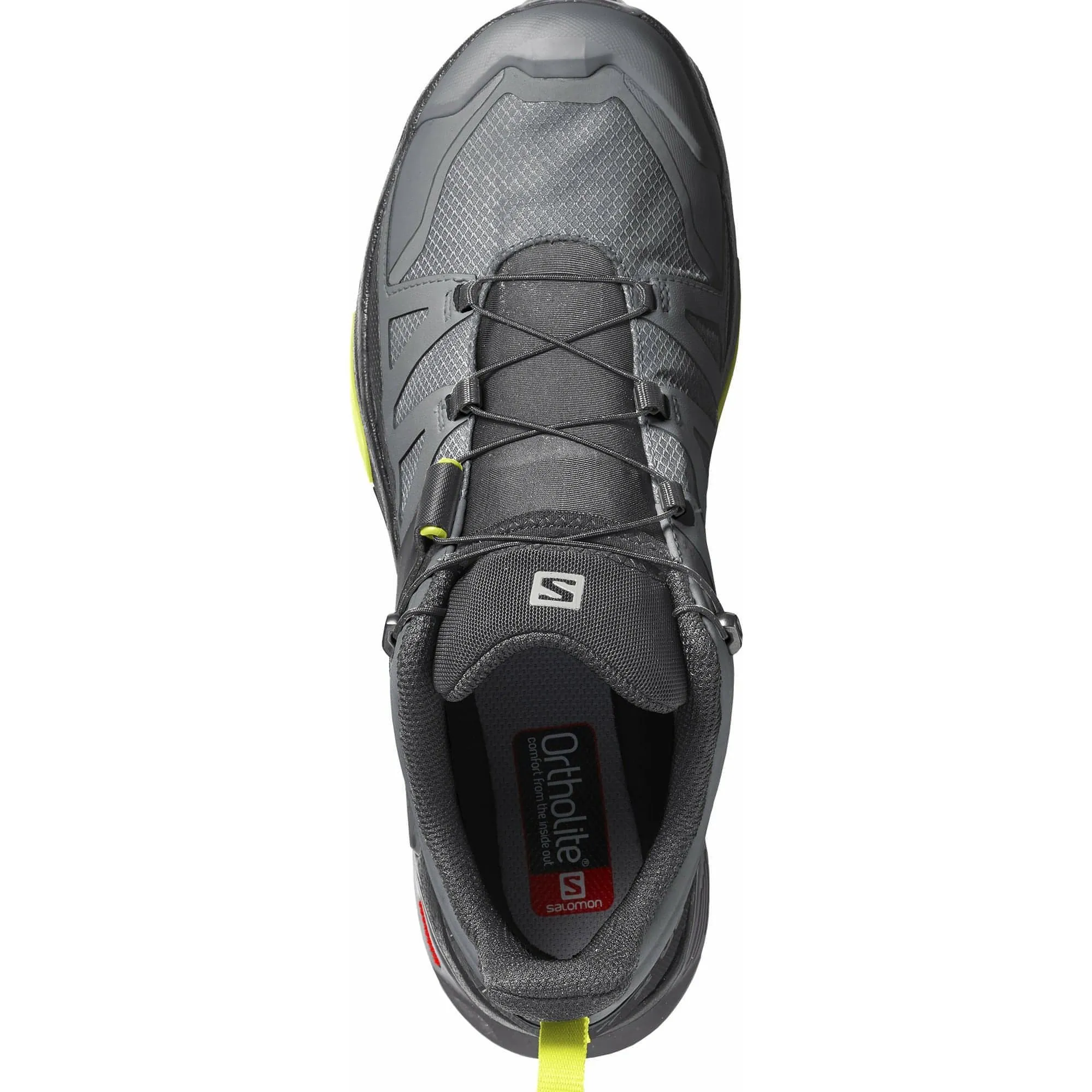 Dust Guard Mountain Grip Salomon X Ultra 4 GORE-TEX Mens Walking Shoes - Grey