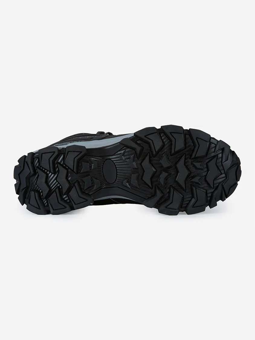 Oil And Gaz High Unisex Hiking Shoes Black Hiking Gear