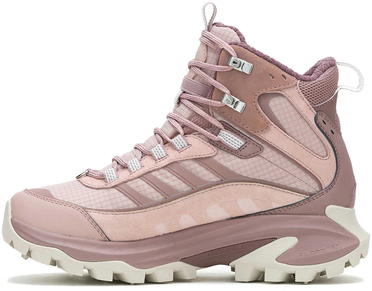 Merrell Moab Speed 2 Thermo Mid Waterproof Womens Walking Boots - Pink All Terrain Trekking