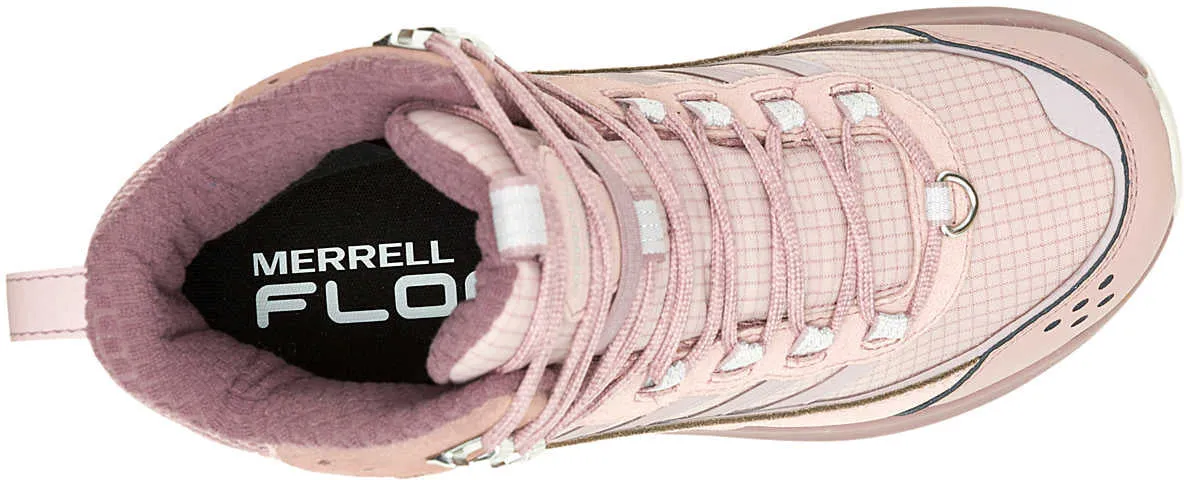 Trail Ready Boots Flexible Motion Merrell Moab Speed 2 Thermo Mid Waterproof Womens Walking Boots - Pink