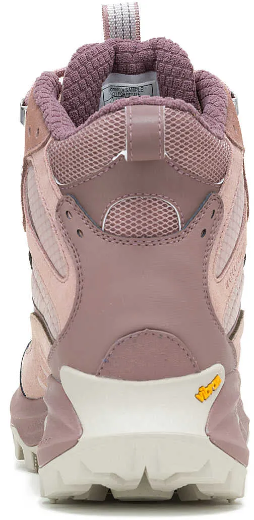 Rock Climbing Gear Grip Support Merrell Moab Speed 2 Thermo Mid Waterproof Womens Walking Boots - Pink