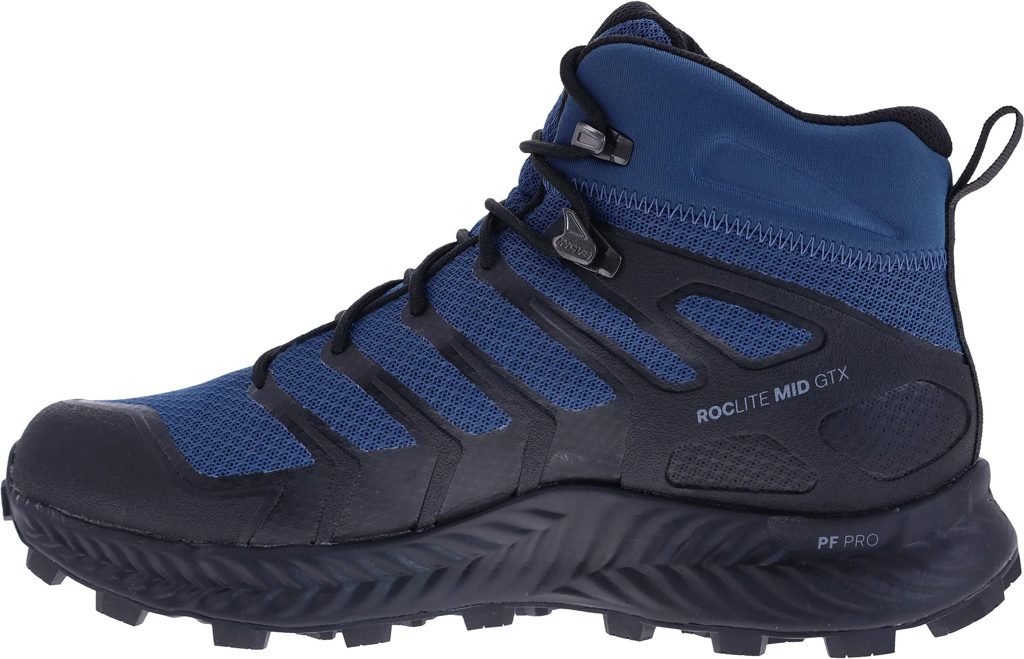 Inov8 Roclite Mid GORE-TEX WIDE FIT Mens Walking Boots - Blue Trail Blazing Boots Stable Ride