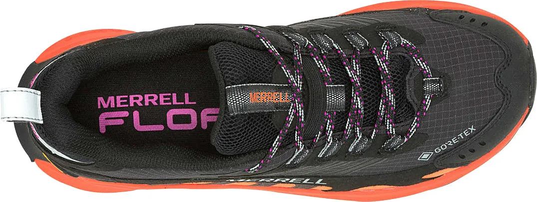 Merrell Moab Speed 2 GORE-TEX Womens Walking Shoes - Black Dry Feet Comfortable Terrain