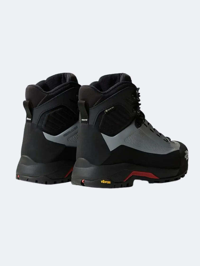 The North Face Verto Alpine Women Hiking Boots Monument Grey/Black Mountain Fit Strong Cushion
