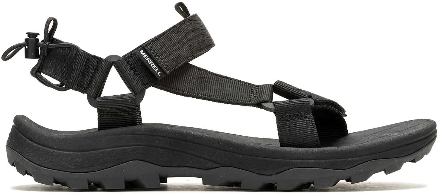 Supportive Walk Merrell Speed Fusion Web Sport Mens Walking Sandals - Black
