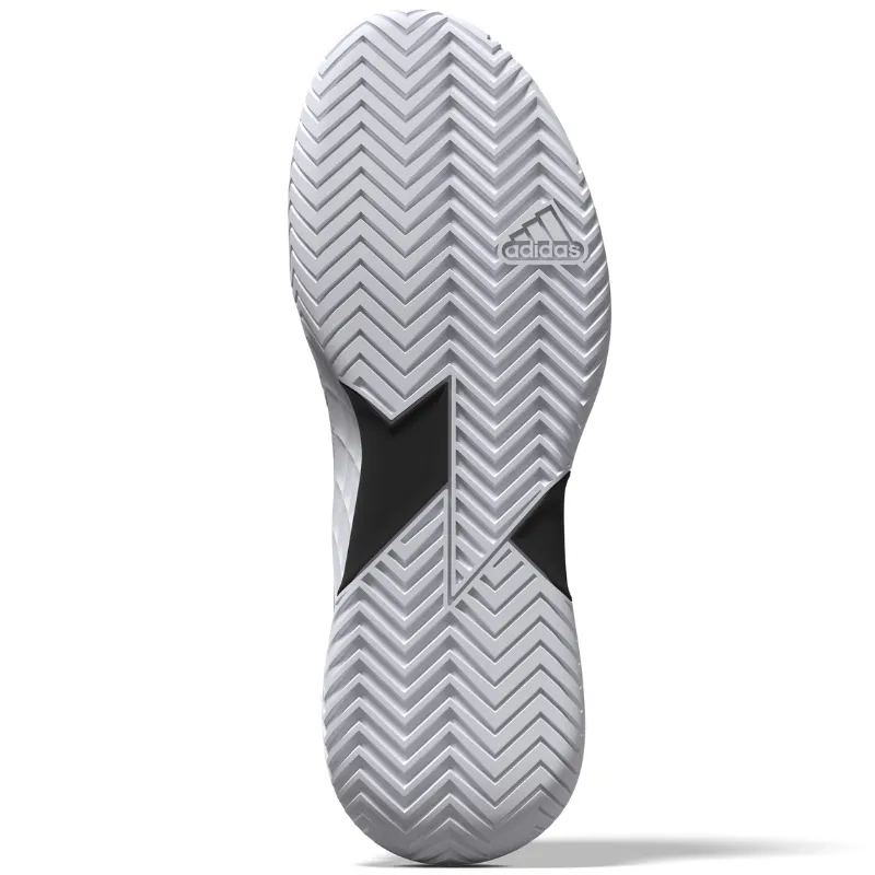 Stability Cushion Adidas Performance Defiant Speed 2 Mens Tennis Shoes - Footwear White/Core Black/Grey One