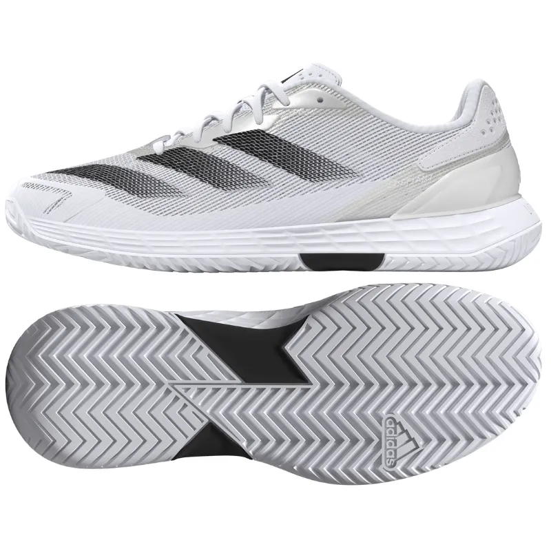 Adidas Performance Defiant Speed 2 Mens Tennis Shoes - Footwear White/Core Black/Grey One Running Style College students