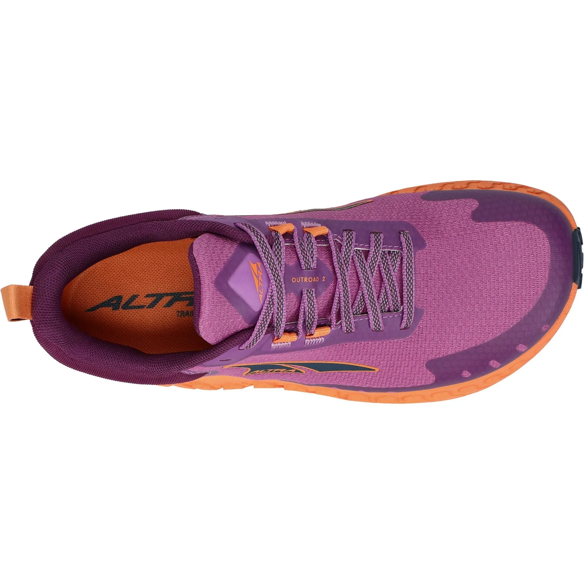 Altra Outroad 2 Womens Trail Running Shoes - Purple Toe grip provides security for floor-based workouts Cushion zones target key pressure points on the foot