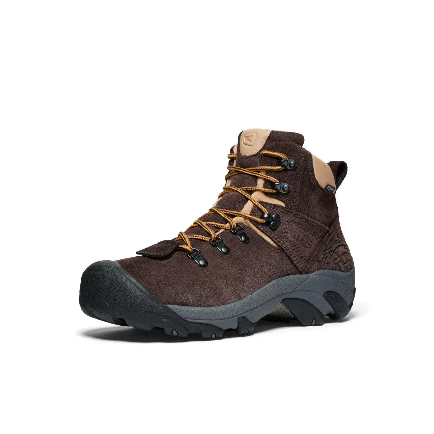 Men's Pyrenees Waterproof Hiking Boot x Mountain Research  |  Mountain Research Brown Breathable Core Durability tested for repeated high-impact performance