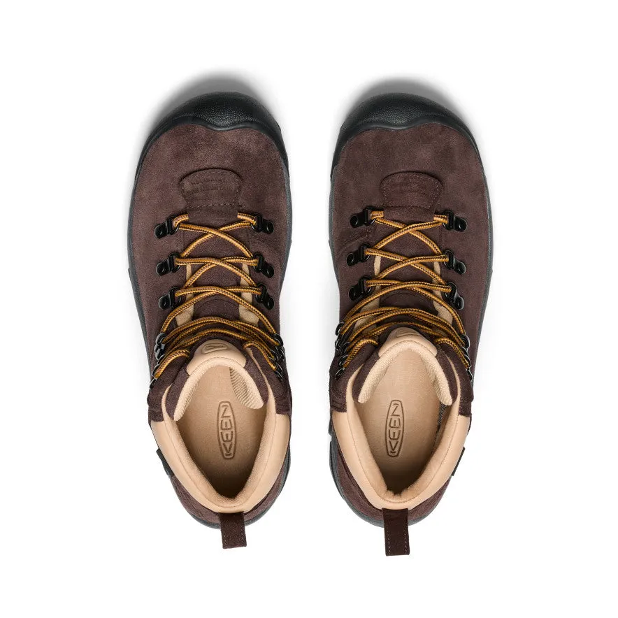Men's Pyrenees Waterproof Hiking Boot x Mountain Research  |  Mountain Research Brown Comfortable Heel Active Session