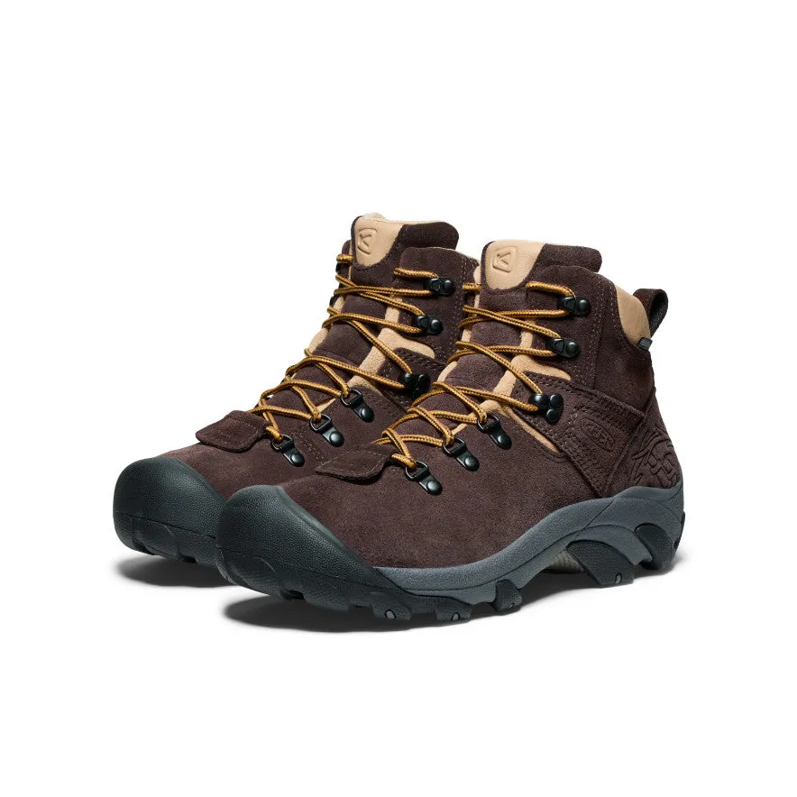 Men's Pyrenees Waterproof Hiking Boot x Mountain Research  |  Mountain Research Brown Running Motion Running Field