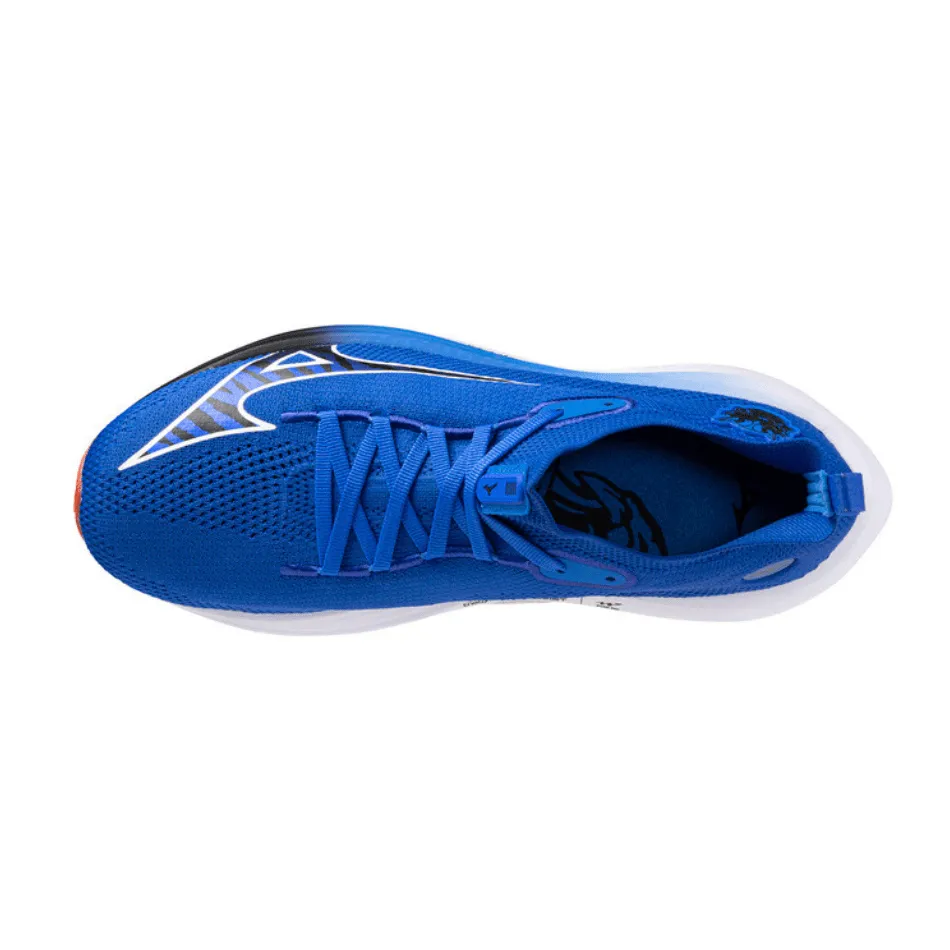 adult style gym workouts Mizuno Unisex Neo Vista Running Shoes in Oni Demon Mizuno Ignition Red/Black/Baseball Blue SS25